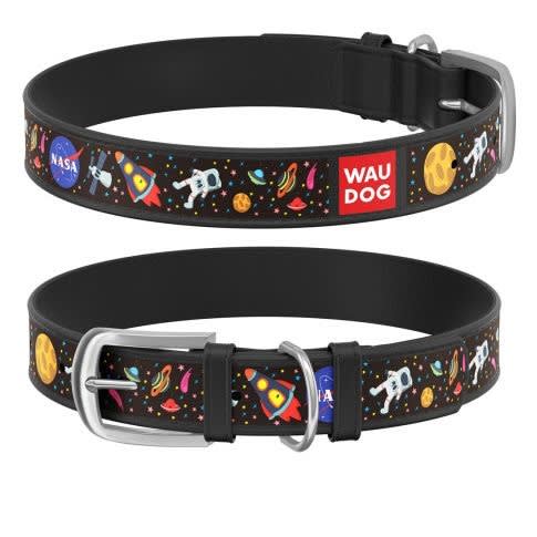 WAUDOG COLLAR NASA CUERO 1