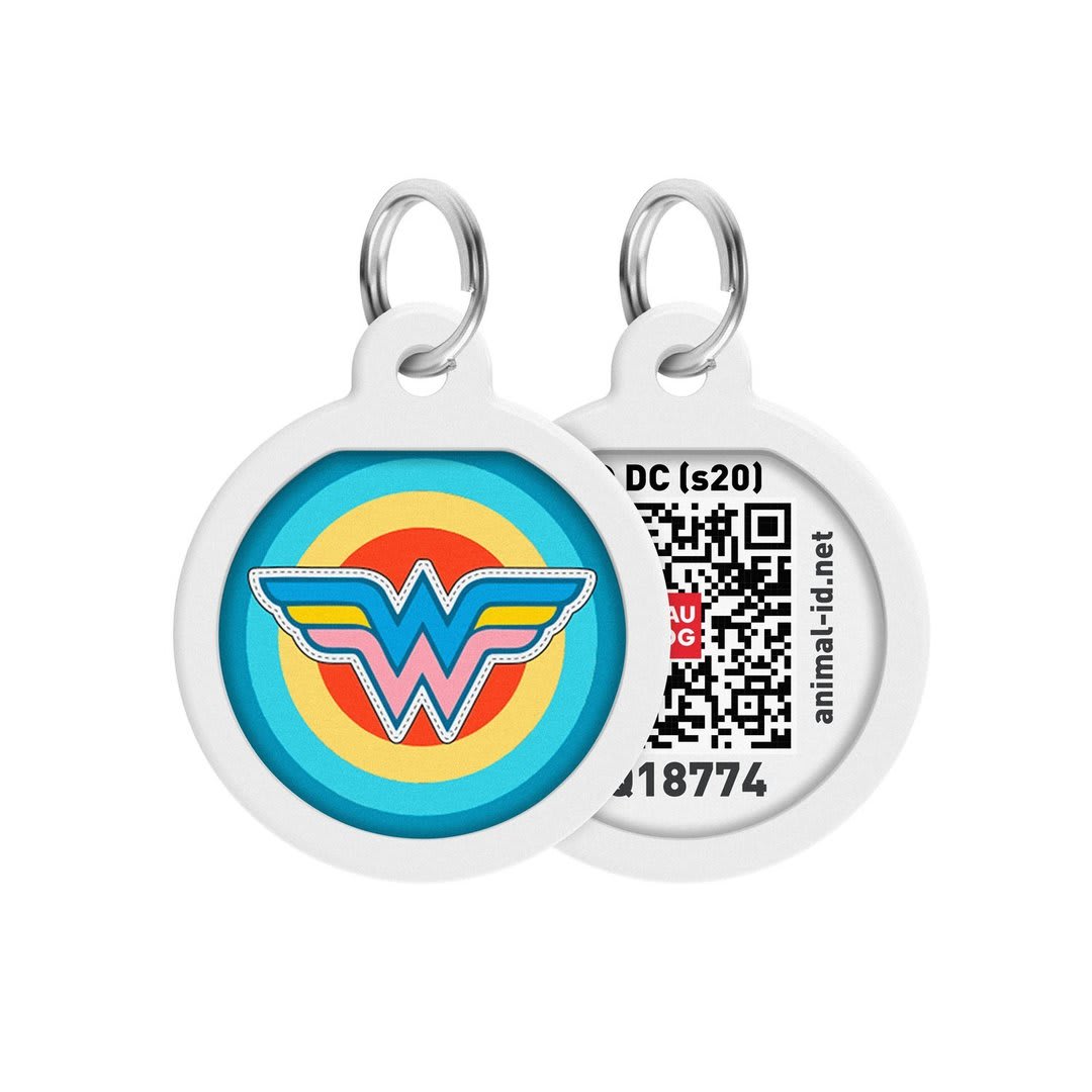 WAUDOG PLACA IDENTIFICACION SMART ID - WONDER WOMAN 1 - DC COMICS - APP GRATIS1