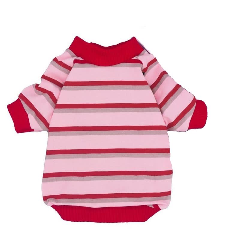 FITWARM POLO ROSADO A RAYAS MEDIUM4