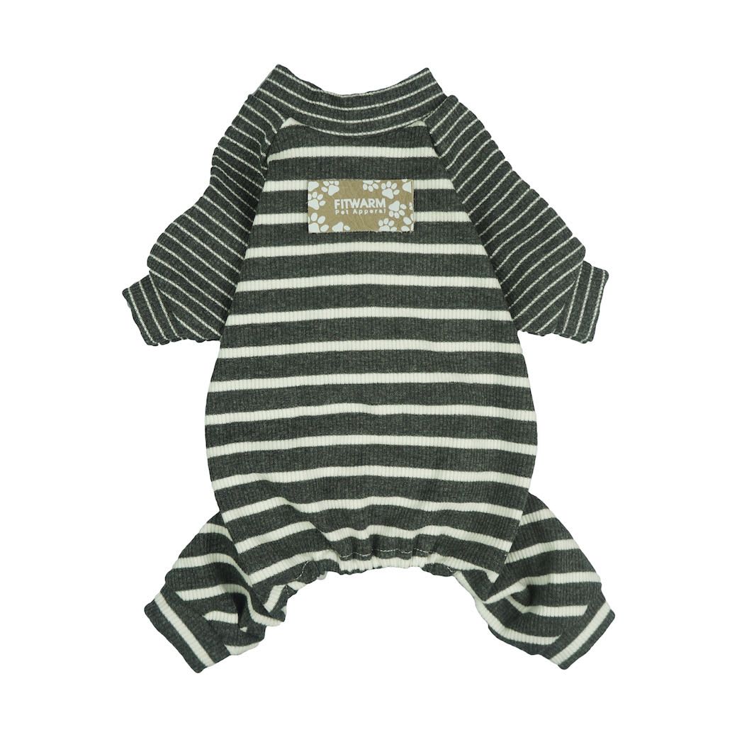 FITWARM PIJAMA RAYAS GRIS/BLANCO1