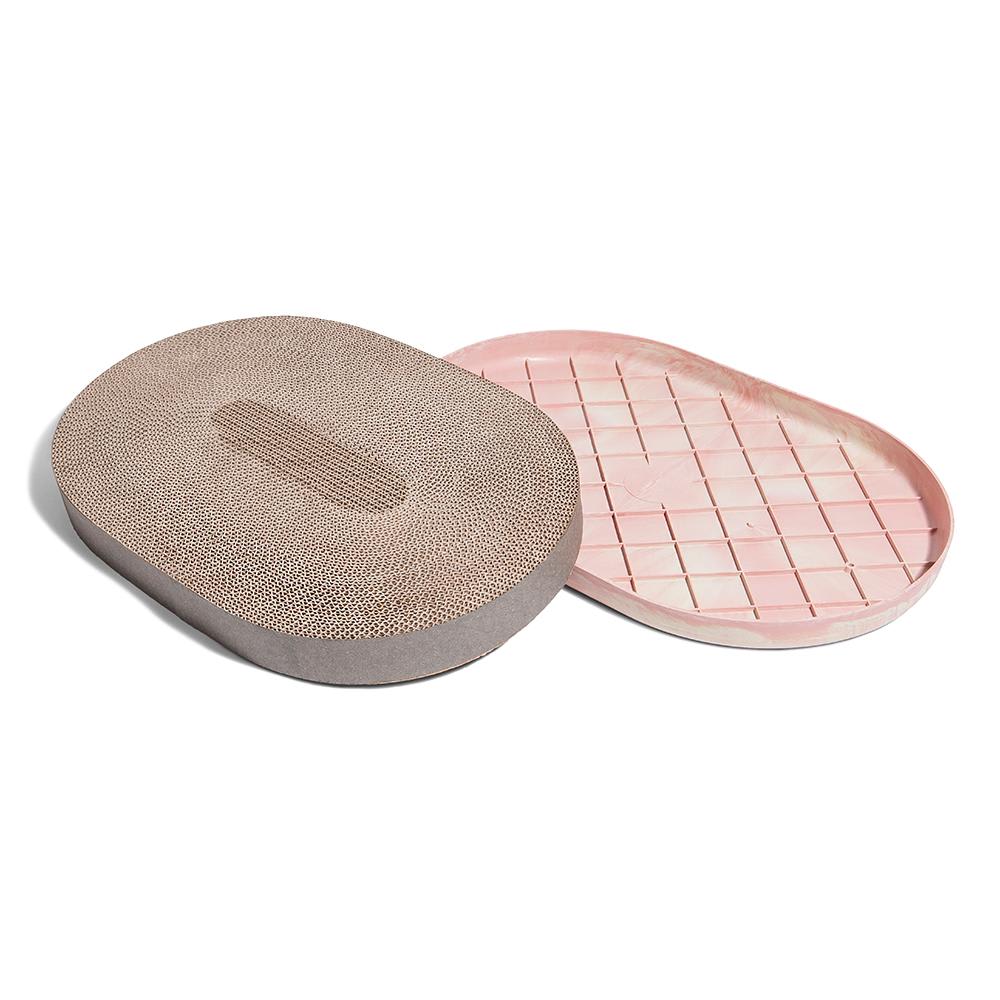 ZEECAT SCRATCHER LIGHT PINK2