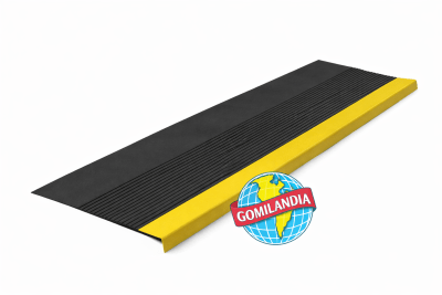 GRADA ESTRIADA 1.50 NEGRA/AMARILLA1