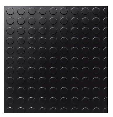 PISO GOMA PALMETA ESTOPEROL NEGRO 0.50 X 0.50 MT.1