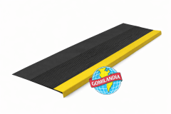 GRADA ESTRIADA 1.20 NEGRA/AMARILLO