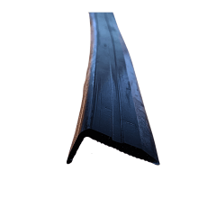 ANGULO NARIZ DE GRADA PVC NEGRA 50 x 25 mm (1.2 mt)