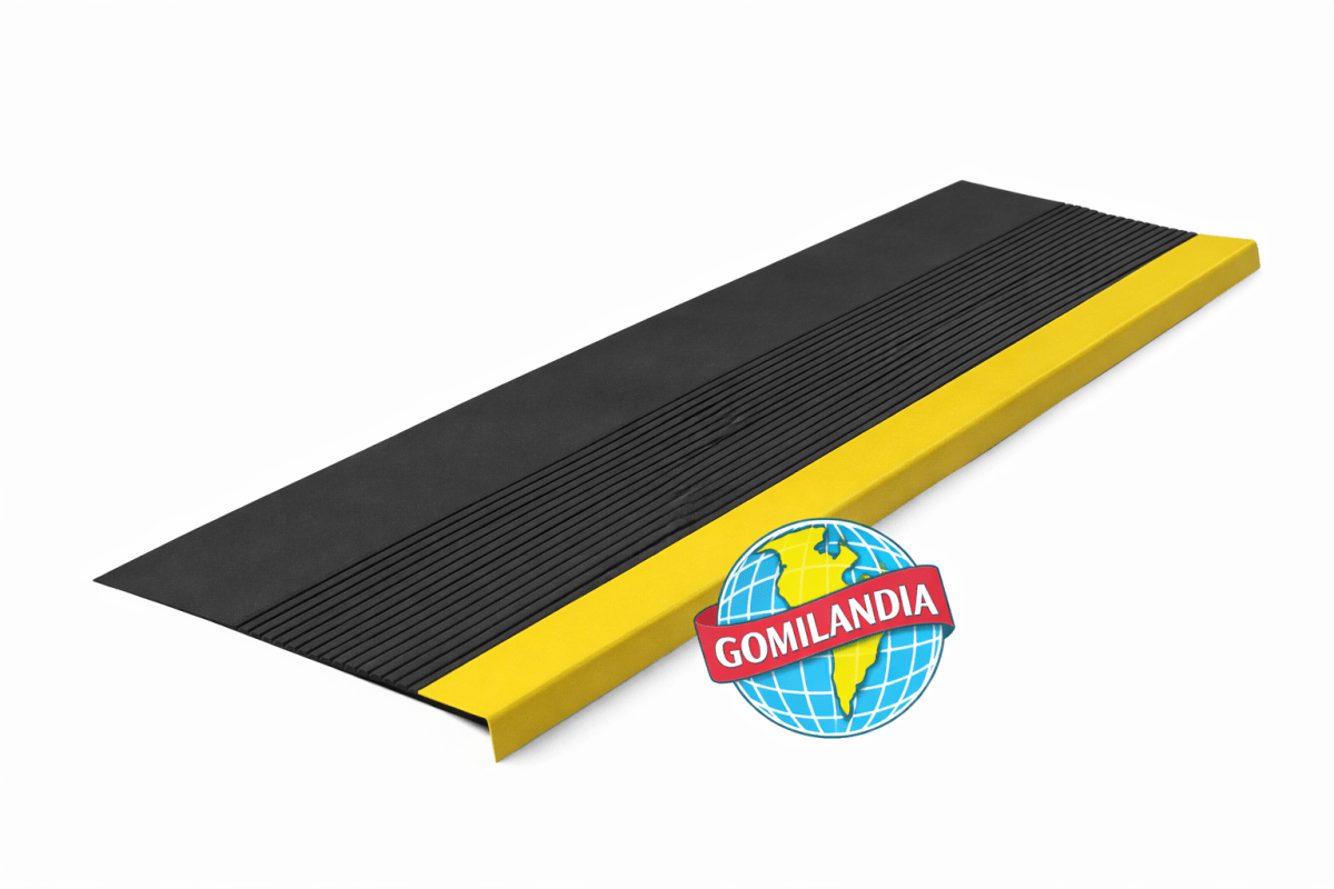 GRADA ESTRIADA 1.50 NEGRA/AMARILLA 0