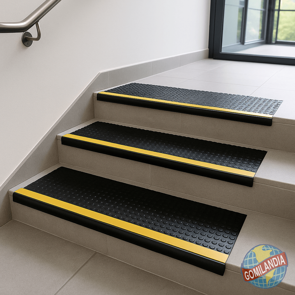 GRADA GOMA ESTOPEROL 1.20 GRIS/AMARILLO1