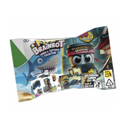 Italian Brainrot Trading Card Game - Cartas Holograficas + Tatuajes