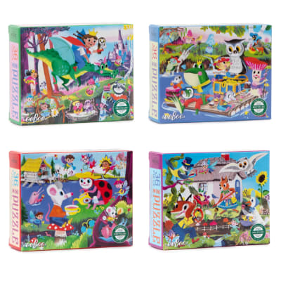 Eeboo: Mini Puzzle Fairies & Tales (36 pcs)