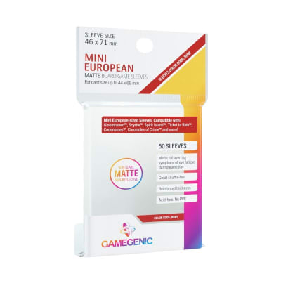 Protectores Gamegenic Mini Euro (46x71mm)