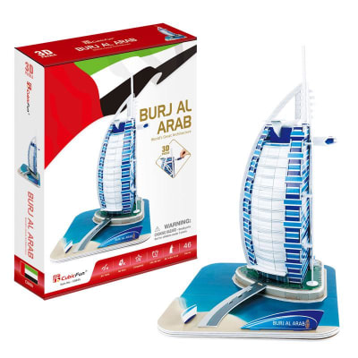 Burj Al Arab Mediano - Puzzle 3D (46 pcs)