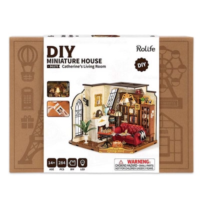 Casa Miniatura: Catherine's Living Room Rolife