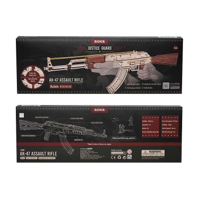 Rifle AK47 - Puzzle 3D Madera