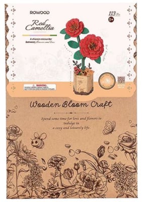 Flor de Madera Red Camellia (113 pcs)