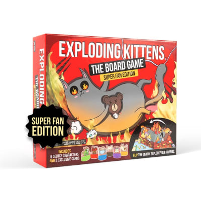 Exploding Kittens El Juego De Tablero Edición Super Fan