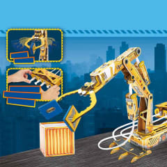 Brazo robótico hidráulico puzzle 3D Cubicfun Natgeo 0