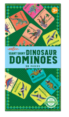 Dominó Brillante Gigante de Dinosaurios 0
