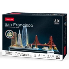 LED City Line San Francisco - Puzzle 3D 0