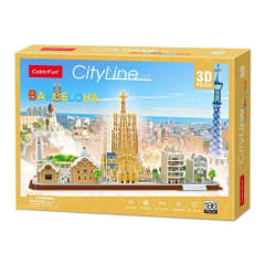 City Line Barcelona - Puzzle 3D 0