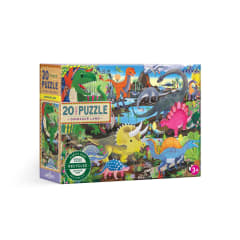 Puzzle 20 piezas Tierra de Dinosaurios 0