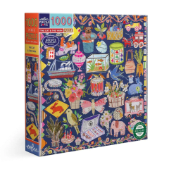 Eeboo: The Cat & the Yarn (1000 pcs) 0
