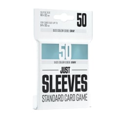 JUST SLEEVES STANDARD CARD GAME CLEAR 0
