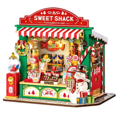 Miniature House Christmas Candy Stand 0