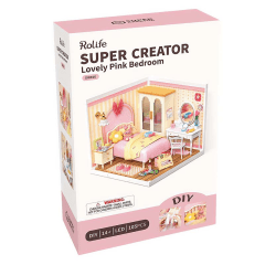 Super Creator Lovely Pink Bedroom Rolife 0