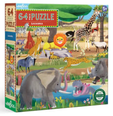 Eeboo: Savanna (64 pcs) 0