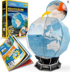 Scratch Globe - NatGeo Puzzle 3D 0