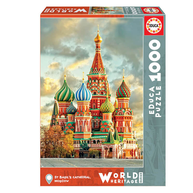 Educa: St Basil's Catedral (1000 pcs) - Puzzle 2D1
