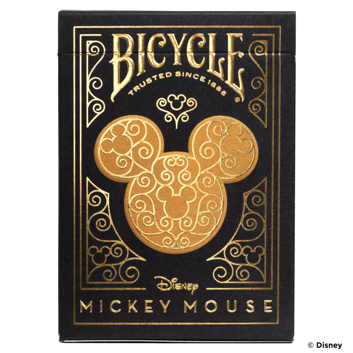 Bicycle Disney Mickey Mouse Inspired Black and Gold Playing Cards2