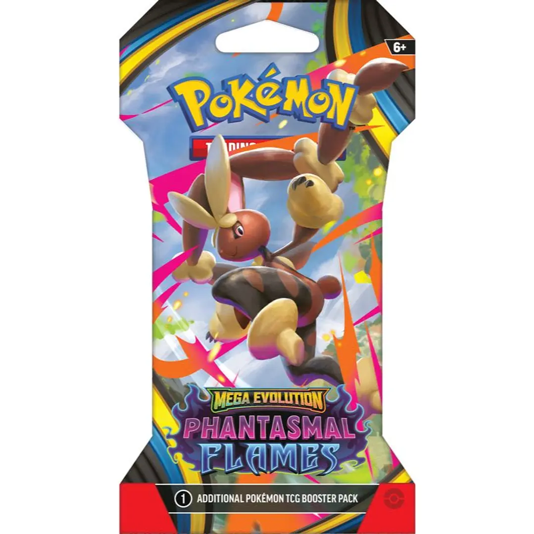 Pokemon TCG - Mega Evolution Phantasmal Flames - Sleeved Booster - Inglés1