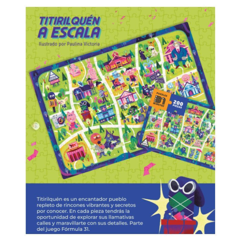 Puzzle 200 Piezas - 31 Minutos - Titirilquén a Escala1