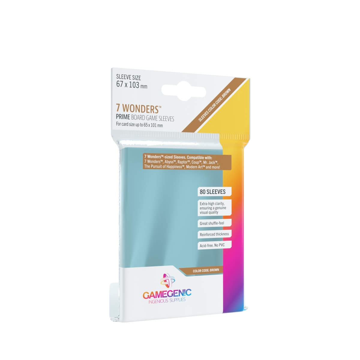 PROTECTORES GAMEGENIC 7 Wonders (67 x 103 mm)1