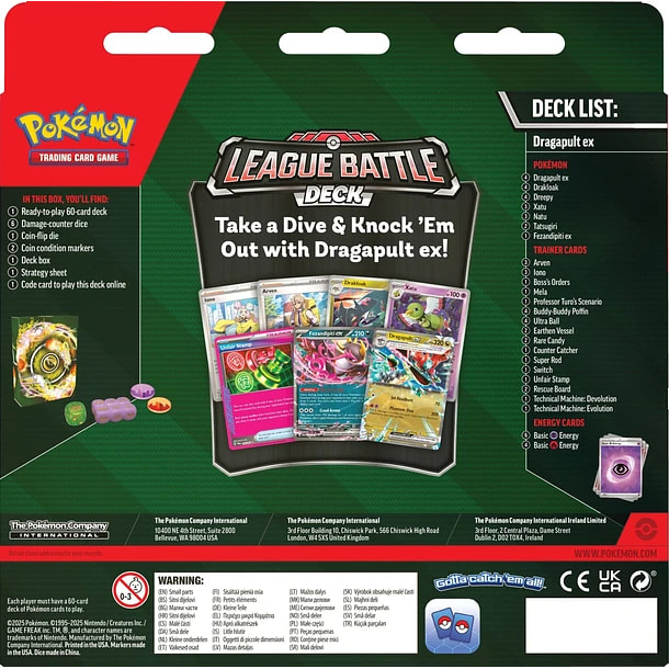 Pokemon TCG – Dragapult ex League Battle Deck – Inglés2