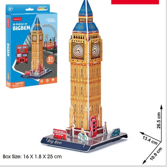 Big Ben Mini - Rompecabezas 3D1