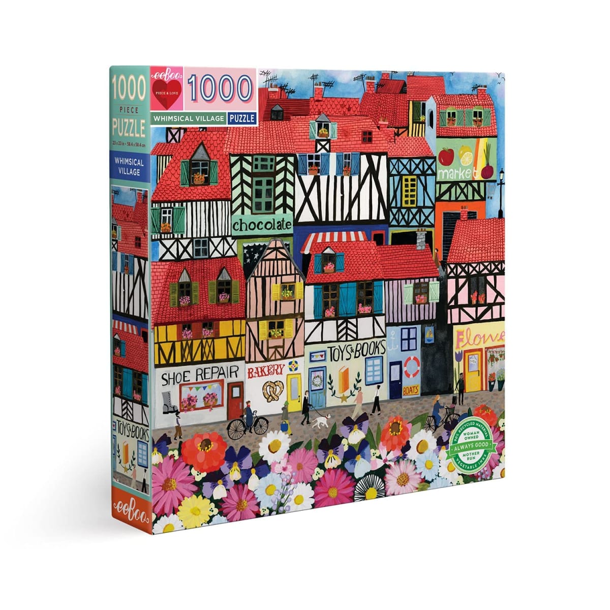 Eeboo: Whimsical Village (1000 pcs)1