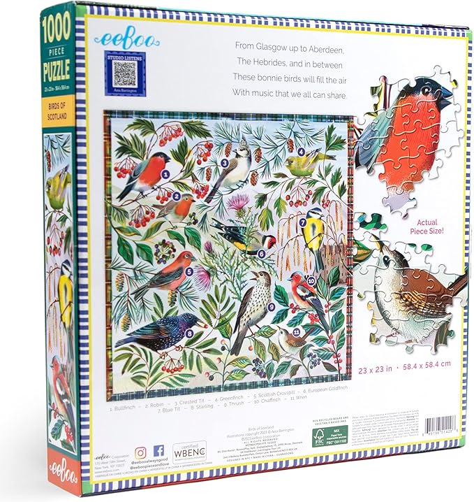 Eeboo: Birds of Scotland (1000 pcs)1