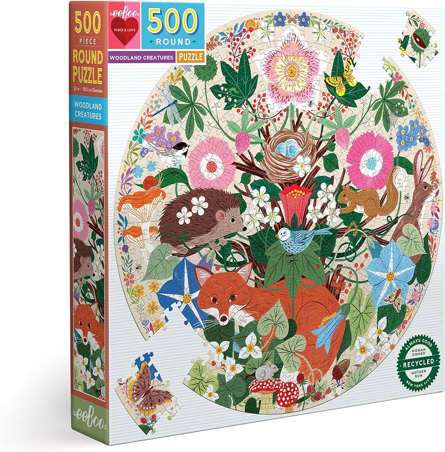 Eeboo: Woodland Creatures (500 pcs)1