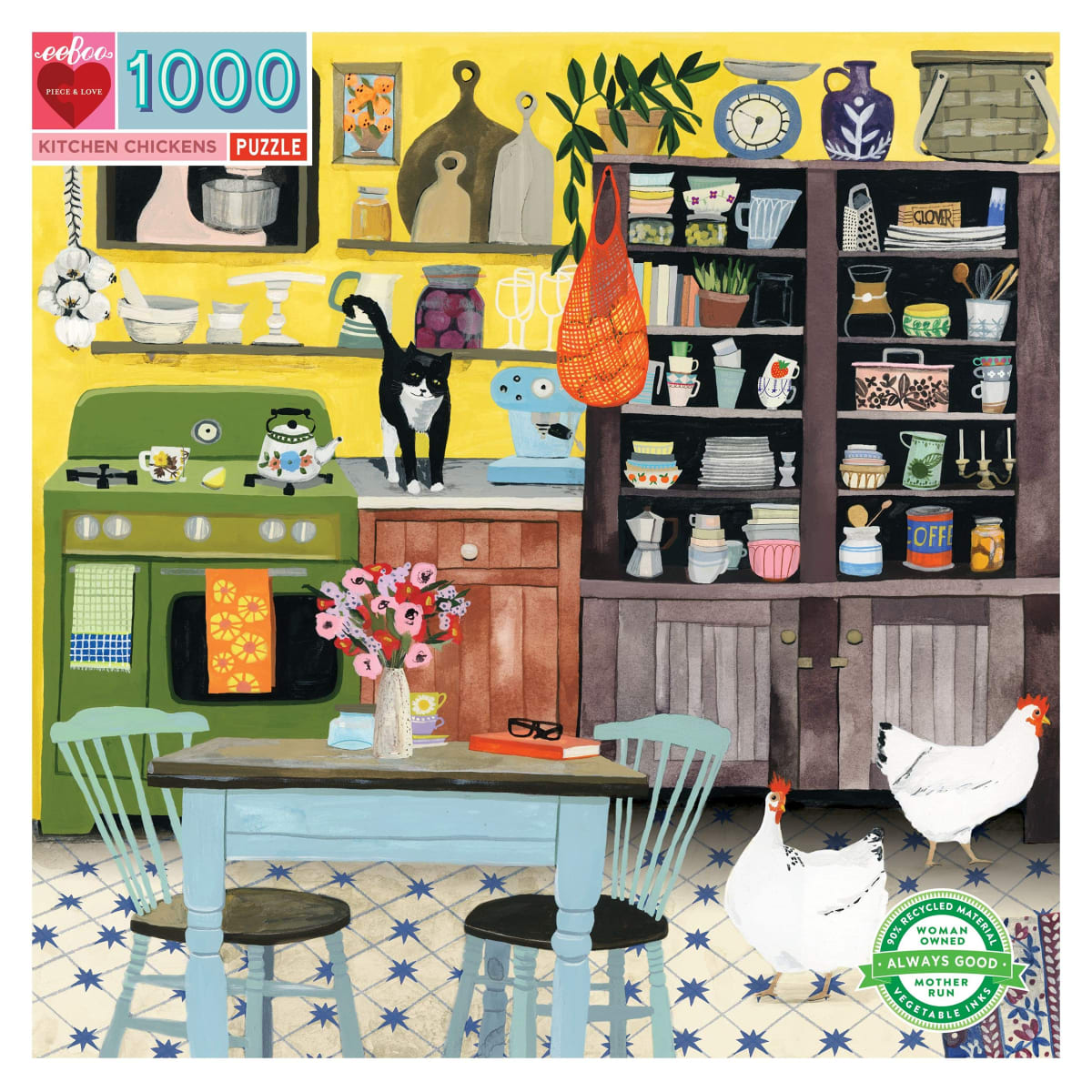 Eeboo: Kitchen chickens (1000 pcs)1