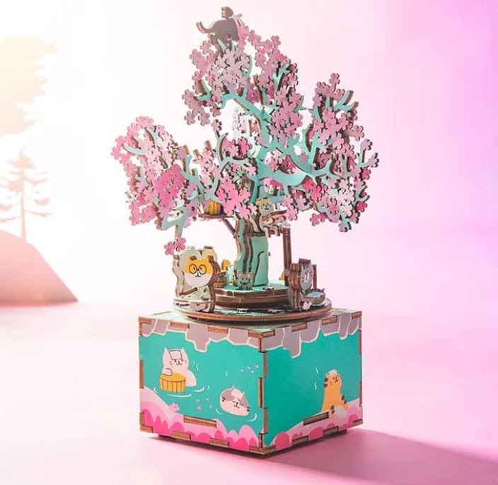 Cherry blossom Tree - Cajita musical2