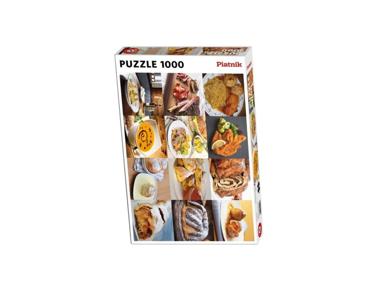 Puzzle clásico 2D: Comida clásica de Austria (1000 pcs)1