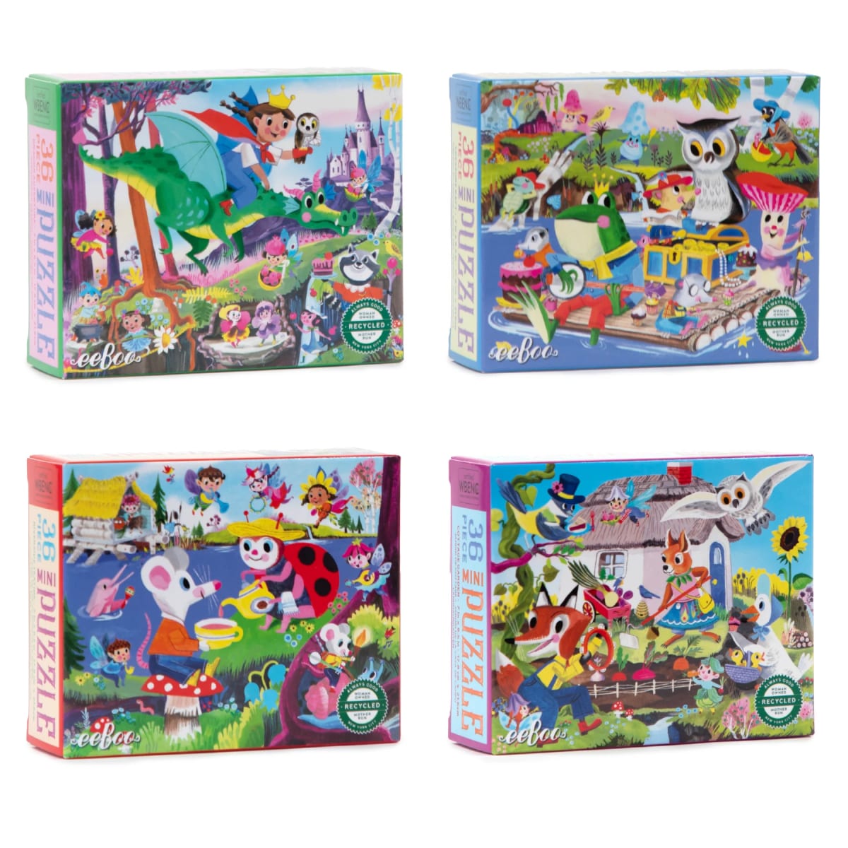 Eeboo: Mini Puzzle Fairies & Tales (36 pcs)1