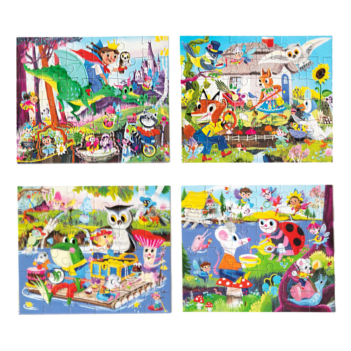 Eeboo: Mini Puzzle Fairies & Tales (36 pcs)2
