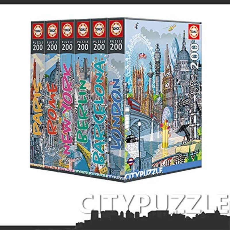 Educa: CityPuzzle Barcelona (200 pcs) - Puzzle 2D2
