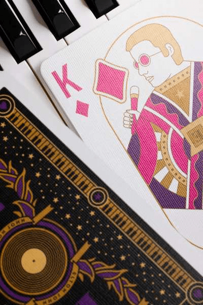 Bicycle Elton John Purple Playing Cards3