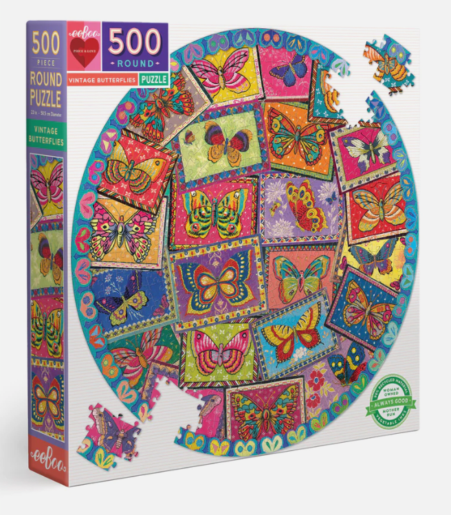 Eeboo: Vintage Butterflies (500 pcs)1