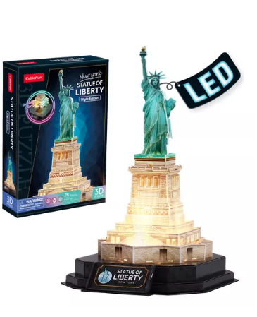 Estatua de la libertad - Puzzle 3D LED (79 pcs)1