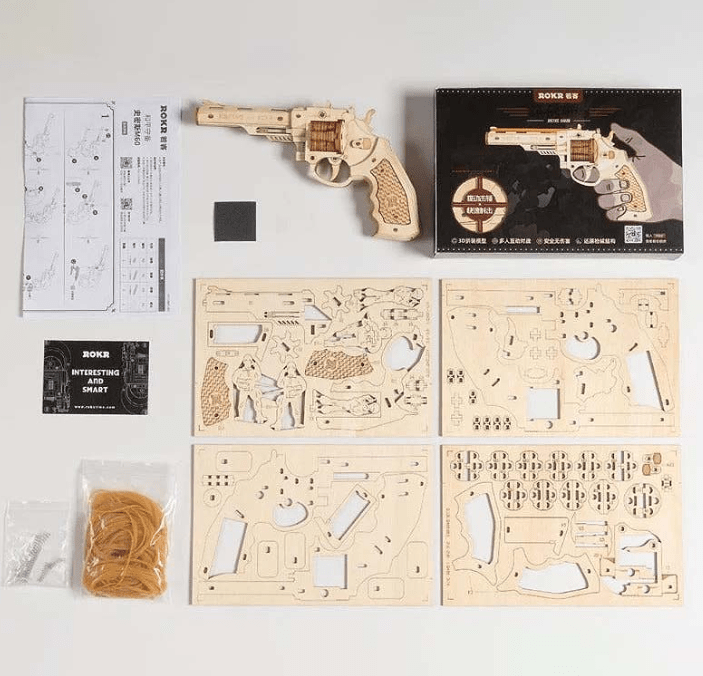 Revólver Corsac M60 - Armable de madera2